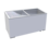 Tefcold Diepvrieskist met vlakke glazen schuifdeksels 390 Liter | 1555x635x875 mm.