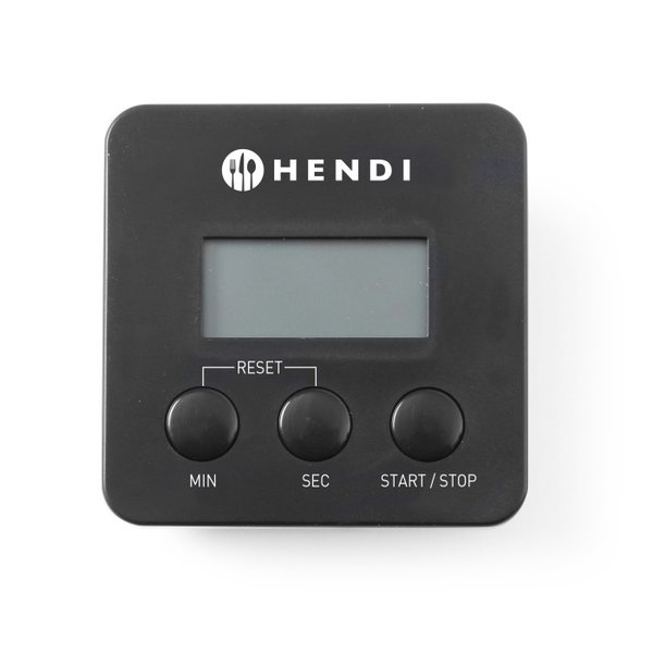 Hendi Kookwekker timer met magneetclip | Digitaal | Batterij inbegrepen