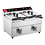 CaterChef Caterchef Inductie Friteuse | Met Aftapkraan | 2 x 8 Liter | 2x 230V/3500W | 42(H)x47x58cm