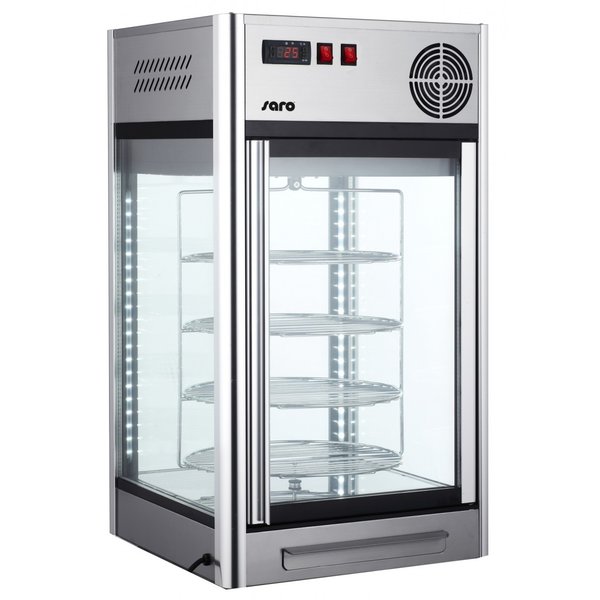 Saro Saro Gebaksvitrine met Draaiplateau | 108 Liter | B470x470xH870 mm.