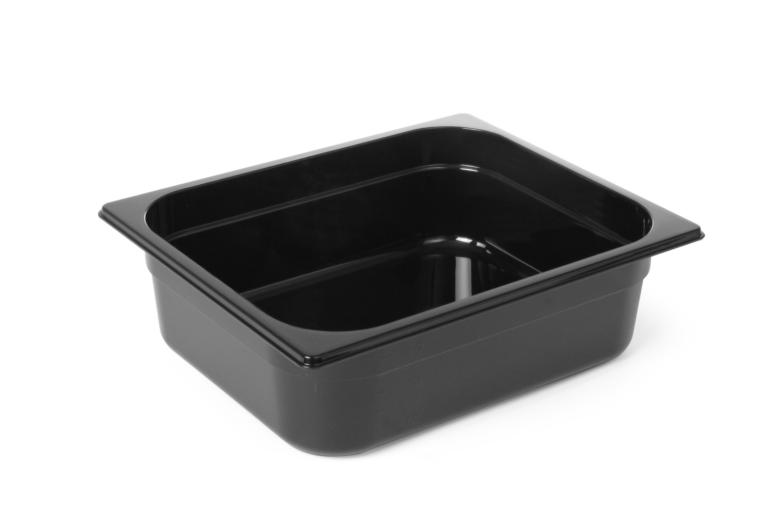 Hendi Gastronormbak polycarbonaat zwart GN1/2 - H100mm | 325x265mm