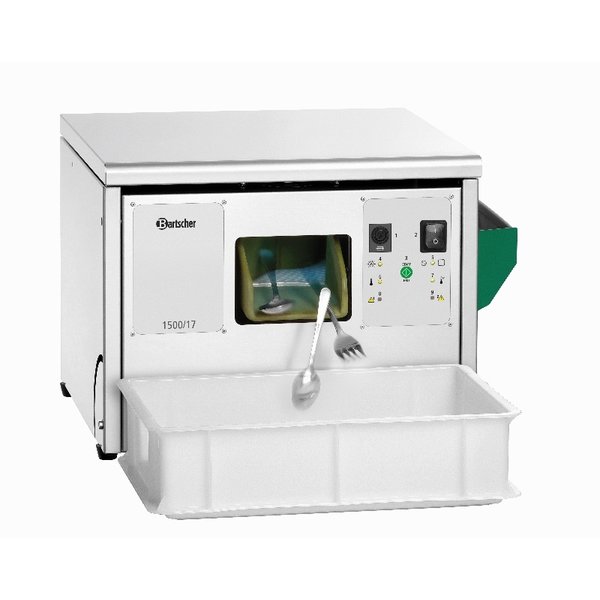 Bartscher Bestek poleermachine met UV lamp  | 1.500 stuks / uur | 0.4kW