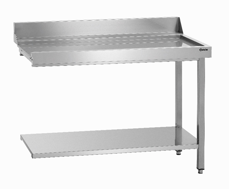 Bartscher Afvoertafel Rechts DS-1200R | B 1200 x D 720 x H 850 mm