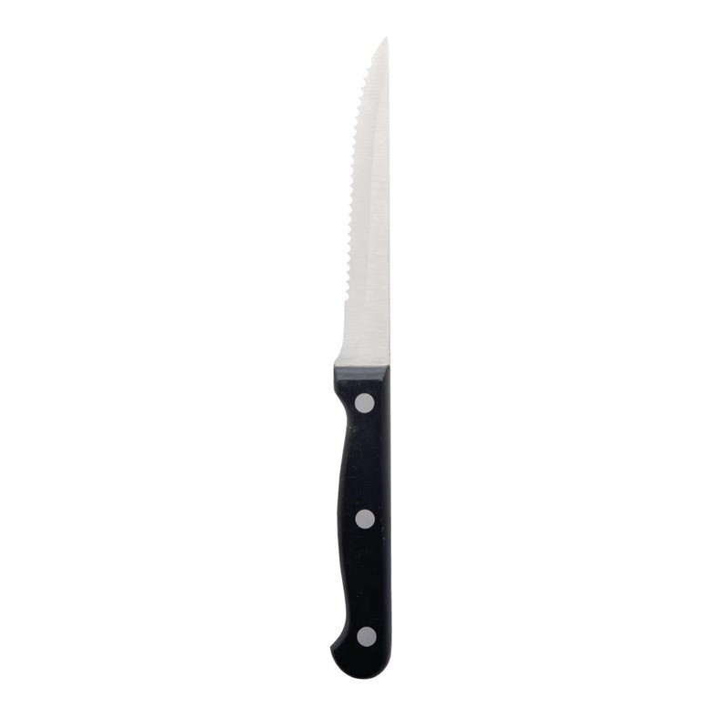 Olympia Steakmes met scherpe kartel RVS 21.5 cm. | Per 12 stuks, foto 2 van 2