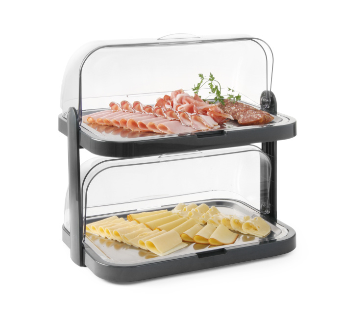 Hendi Hendi Roltop presentatie display dubbel gekoeld | 44x32xH44cm