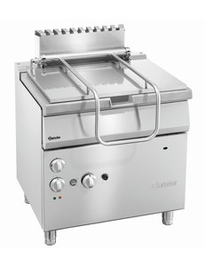 Bartscher Elektro / Gas Kantelbare Braadpan | 12.5kW Gas / 230V | Inhoud 50 Liter  |  B800 x D700 x H850 mm