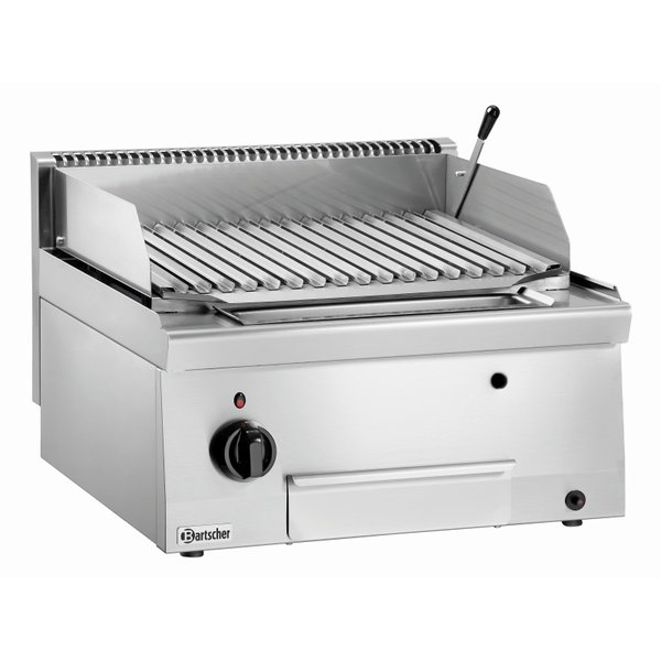 Bartscher Aardgas Lavasteen Grill | 7.2kW Gas | B 600 x D 600 x H 290 mm