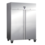 Gastro-Inox Koelkast met 2 deuren 1200 liter RVS | Statisch met ventilator | 2°C tot 8°C | 134x80x201cm