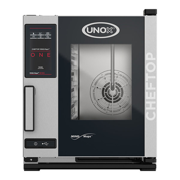 UNOX ChefTop met greep links Mindmaps ONE  | 5xGN2/3 | 400V/5.2kW | XECC-0523-E1L