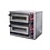 Saro Pizzaoven voor 2 x 4 Pizza's van Max. Ø 30 cm. | 400V/10kW | B895xD875xH735 mm.