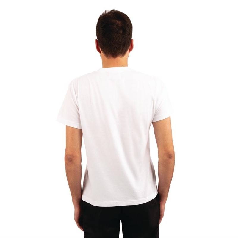 Unisex T-shirt wit M, foto 2 van 6