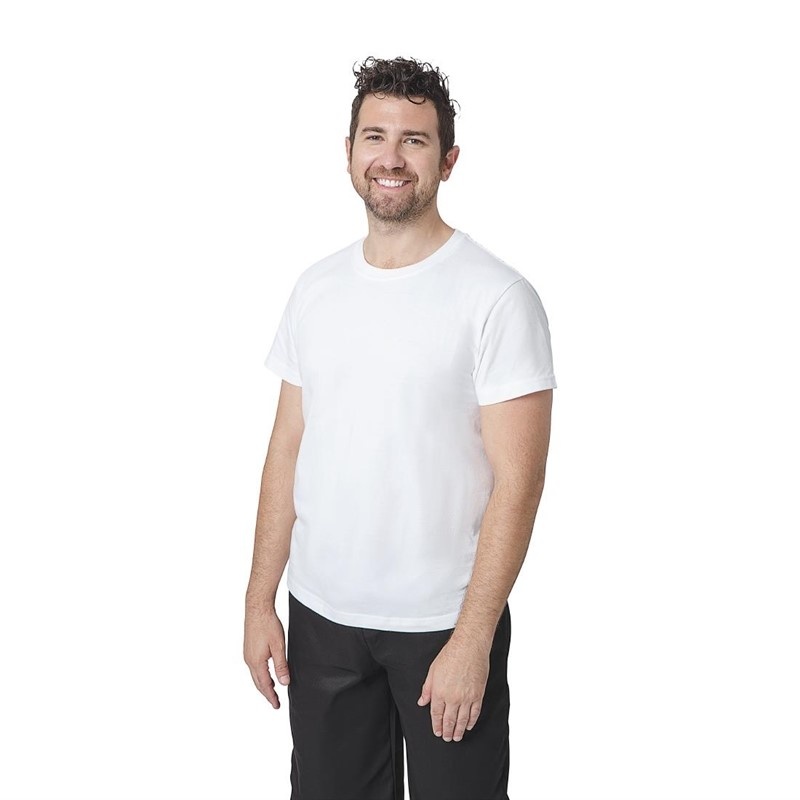 Unisex T-shirt wit M, foto 4 van 6