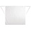 Whites Whites Standaard sloof wit | Polyester/katoen | 75x91 cm.