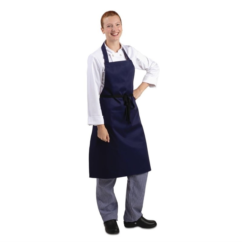 Whites Whites halterschort donkerblauw