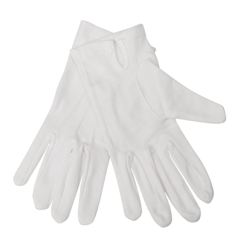 Serveerhandschoen voor dames wit | Maat L
