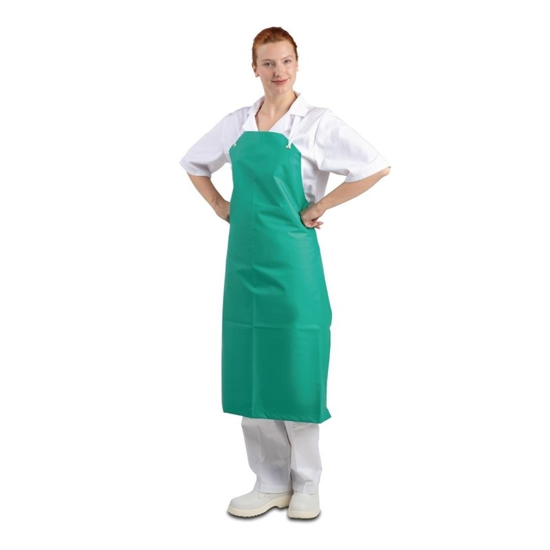 Whites Whites PVC nylon halterschort groen, foto 2 van 6