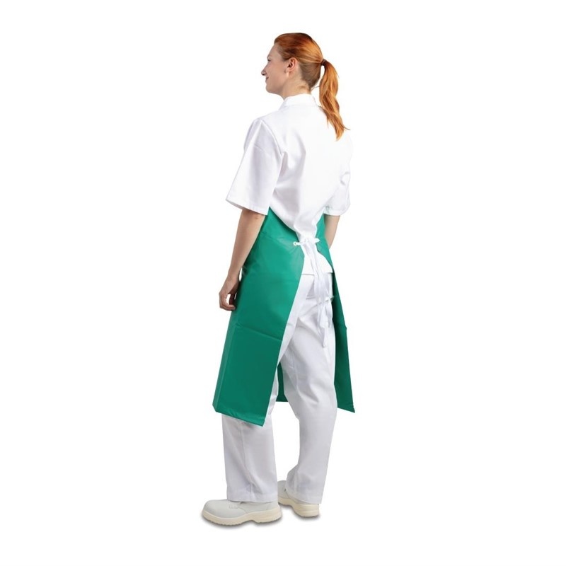 Whites Whites PVC nylon halterschort groen, foto 3 van 6