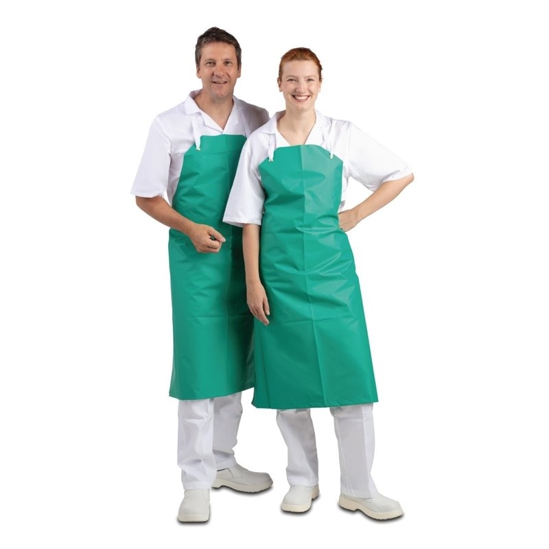Whites Whites PVC nylon halterschort groen, foto 5 van 6