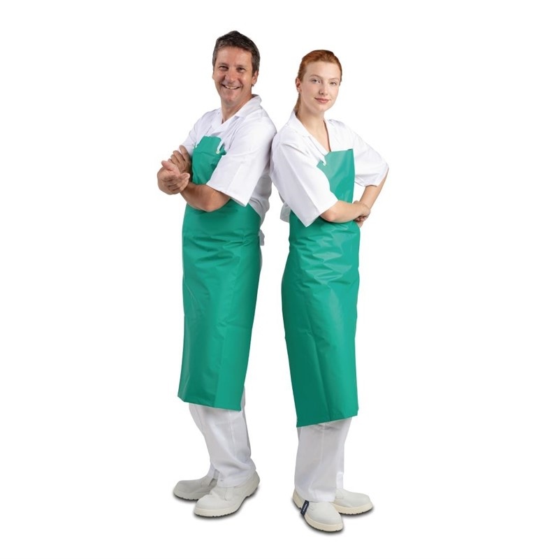 Whites Whites PVC nylon halterschort groen, foto 6 van 6