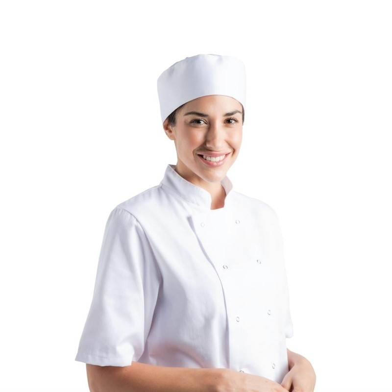 Chef Works Chef Works Cool Vent beanie verstelbare klittebandsluiting wit