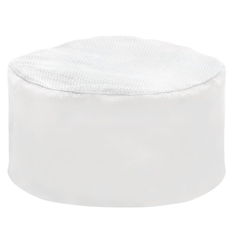 Chef Works Chef Works Cool Vent beanie verstelbare klittebandsluiting wit, foto 3 van 4