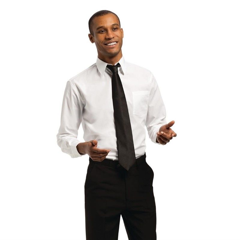 Chef Works Uniform Works unisex overhemd lange mouw wit S
