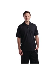  Unisex poloshirt zwart XL