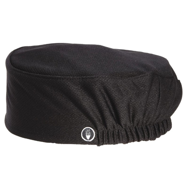 Chef Works Chef Works Total Vent beanie unisex zwart polyester/katoen