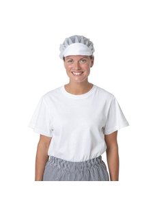 Whites Nylon muts met klep en haarnet | Universele maat