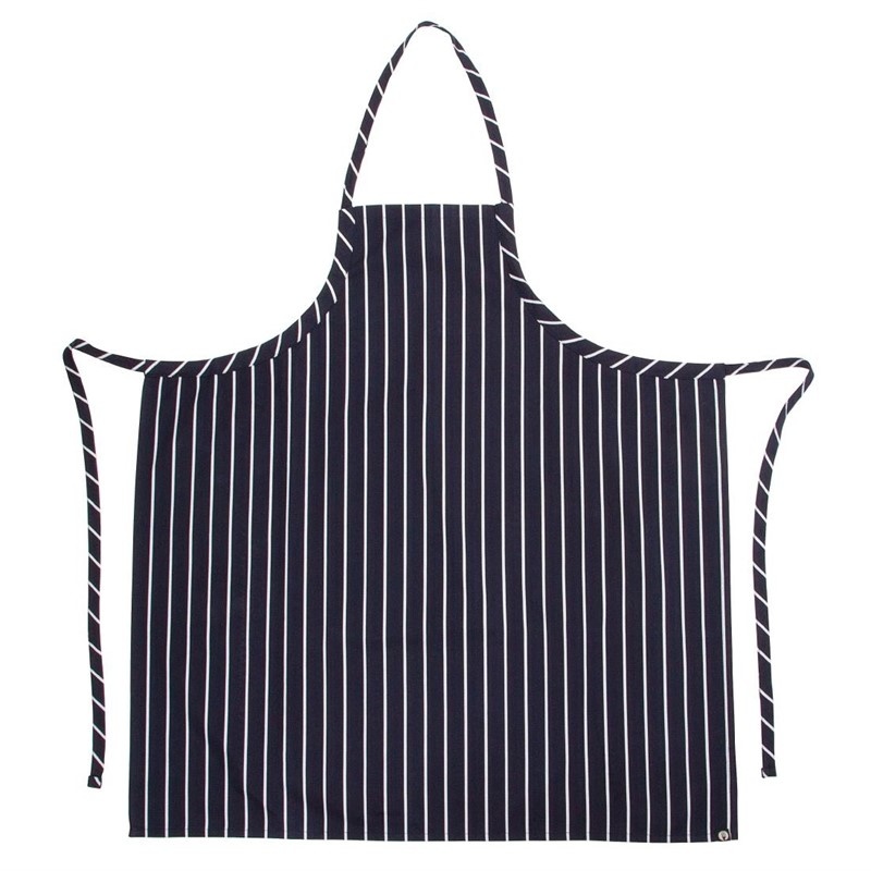 Chef Works Chef Works Premium geweven schort blauw-wit gestreept, foto 2 van 3