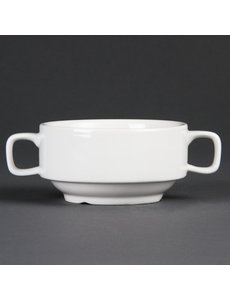 Olympia Whiteware stapelbare soepkop 40 cl. | 6 stuks