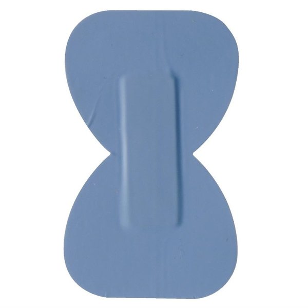 Blauwe vingertoppleisters waterafstotend en latexvrij | 50 stuks