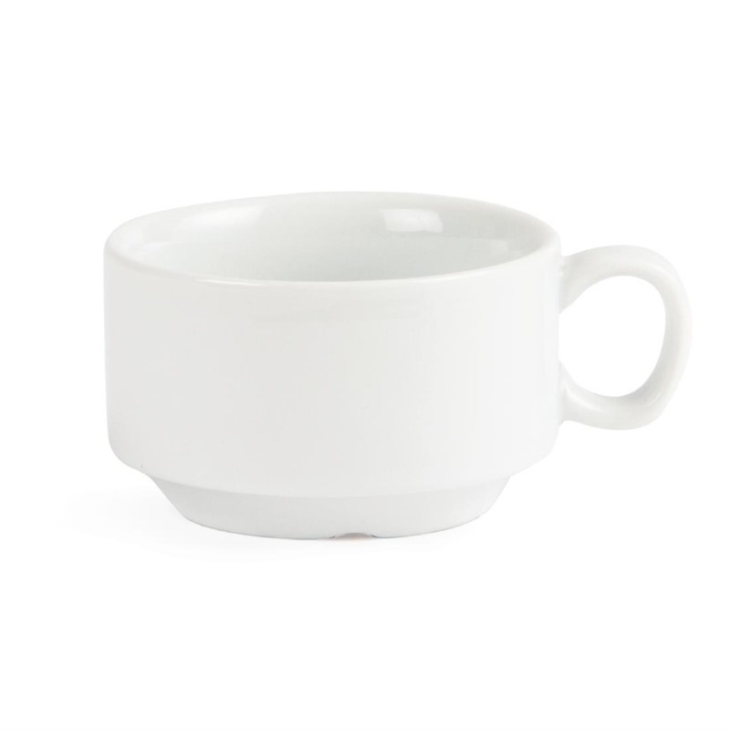 Olympia Olympia Whiteware stapelbare espressokopjes 8,5cl, foto 2 van 2