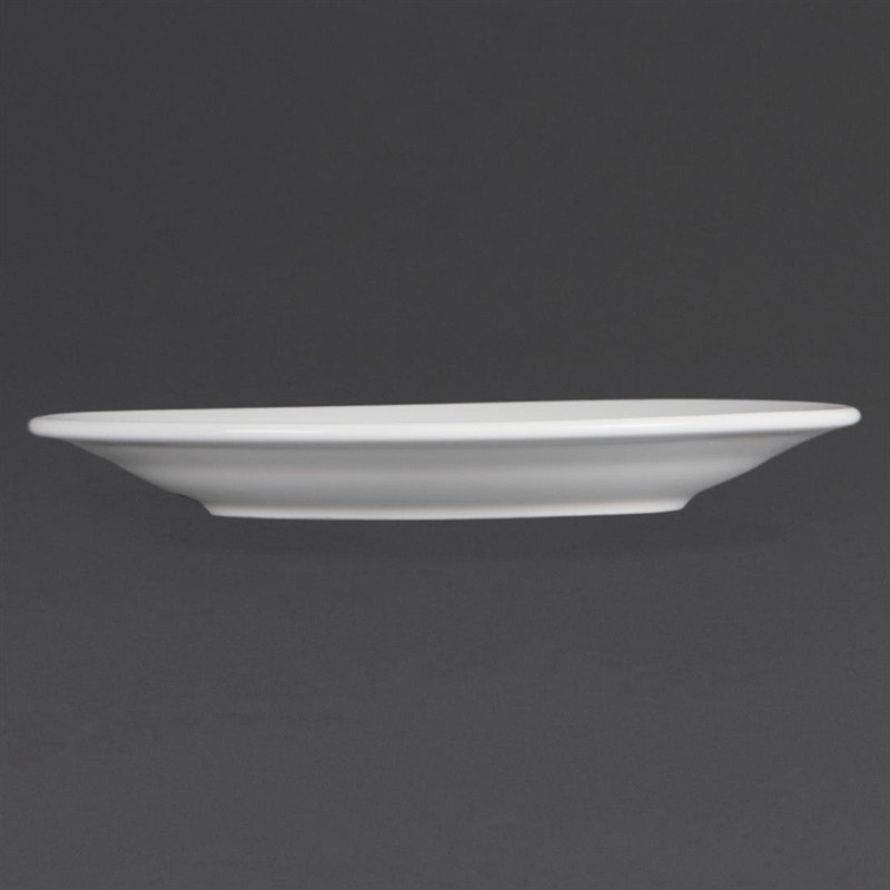 Olympia Olympia Whiteware borden met brede rand 16,5cm, foto 2 van 4