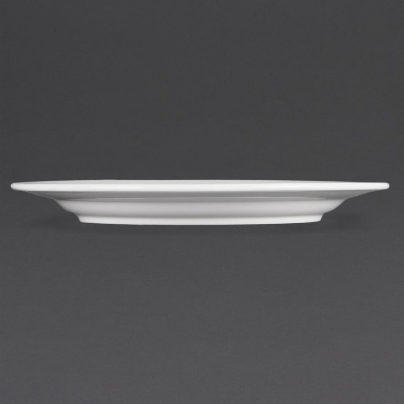 Olympia Olympia Whiteware borden met brede rand 28cm, foto 2 van 4