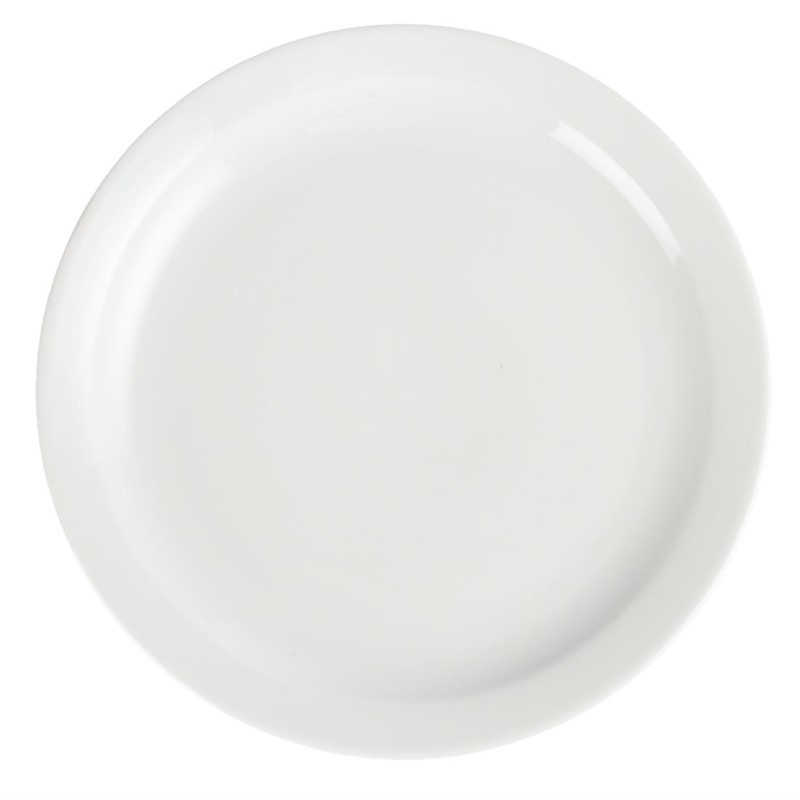 Olympia Olympia Whiteware borden met smalle rand 25cm, foto 3 van 3