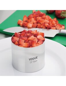 Vogue Moussering rond RVS | Ø6xH7 cm.