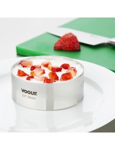 Vogue Moussering rond RVS | Ø3.5xH9 cm.