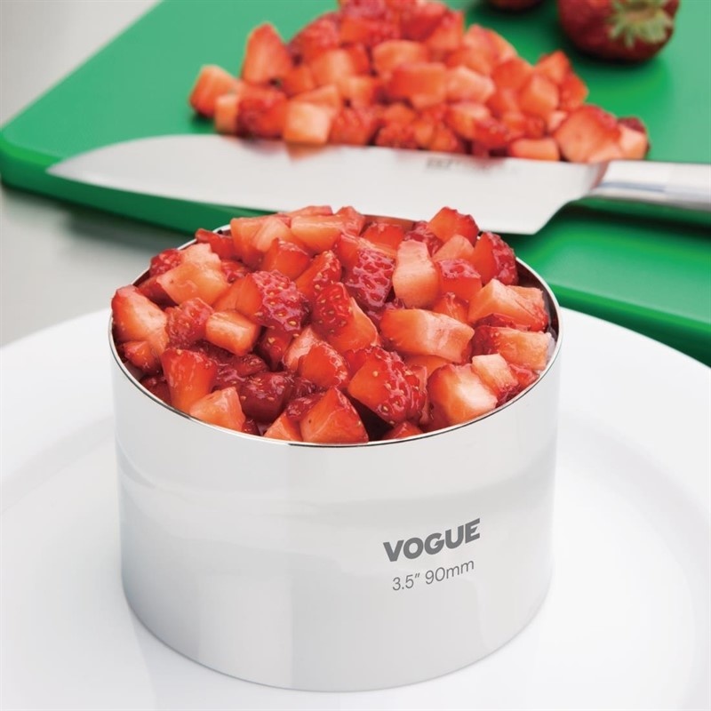 Vogue Moussering rond RVS | Ø9xH6 cm.