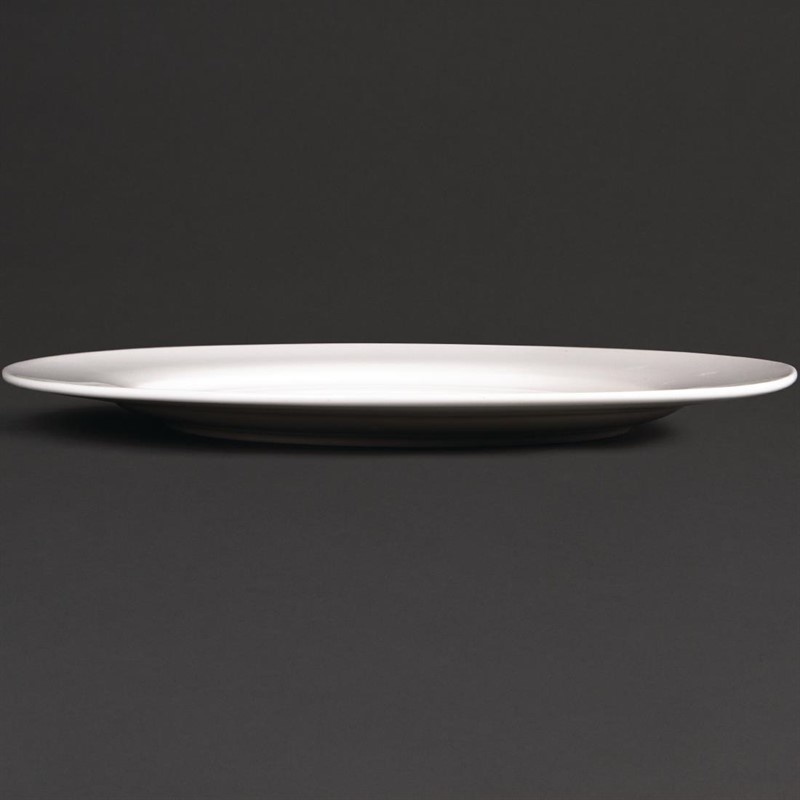 Lumina Fine China Lumina borden met brede rand 27cm, foto 2 van 4