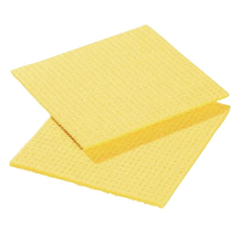 Spongyl Sponsdoekje absorberend geel | Per 10 stuks