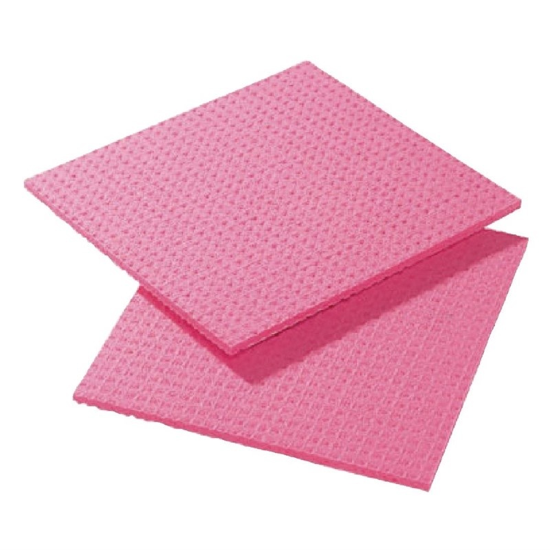 Spongyl Sponsdoekje absorberend rood | Per 10 stuks