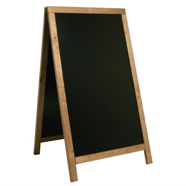 Securit Securit Duplo teakhouten stoepbord 120x68cm