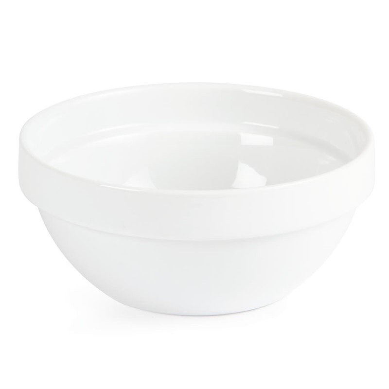 Olympia Olympia Whiteware stapelbare kom Ø14,5cm | 12 stuks, foto 3 van 5