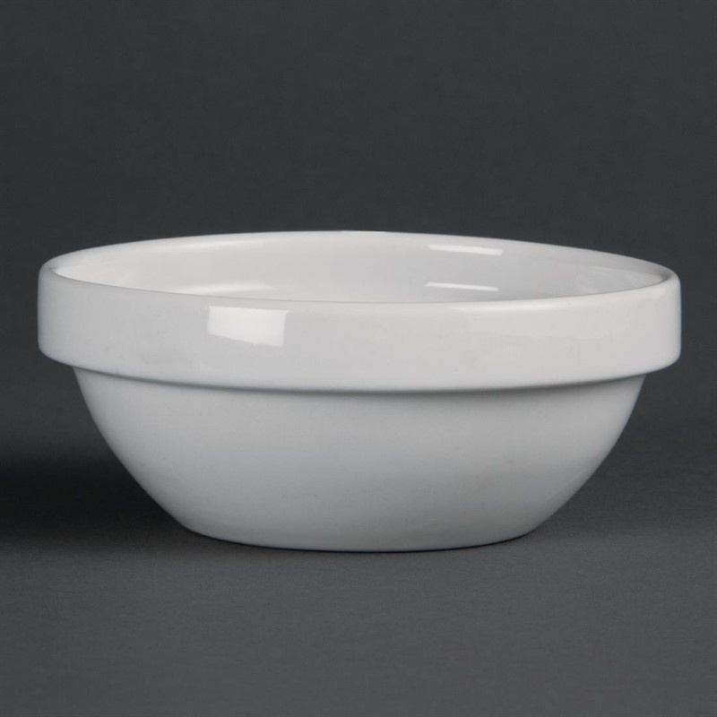 Olympia Olympia Whiteware stapelbare kom Ø11cm | 12 stuks, foto 2 van 2