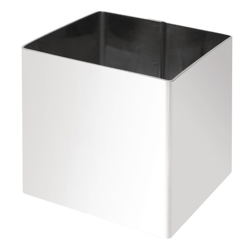 Vogue Moussering vierkant RVS | 6x6xH6 cm.