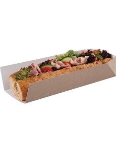  Composteerbare baguettedoosjes met open zijde 25x8xH5cm | 500 stuks