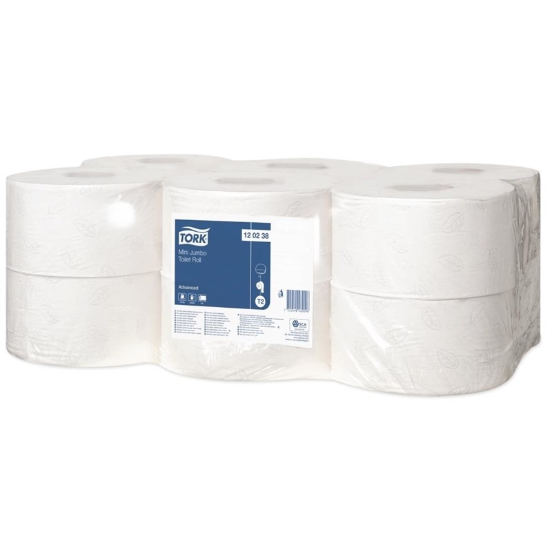 Tork Mini Jumbo navulling toiletpapier, foto 2 van 2
