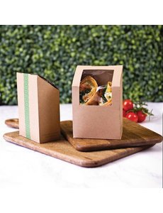 Vegware Composteerbare tortilladozen met PLA-venster | 500 stuks