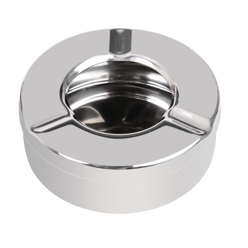 Olympia Olympia Asbak windvrij Ø9cm. RVS | Per 6 stuks
